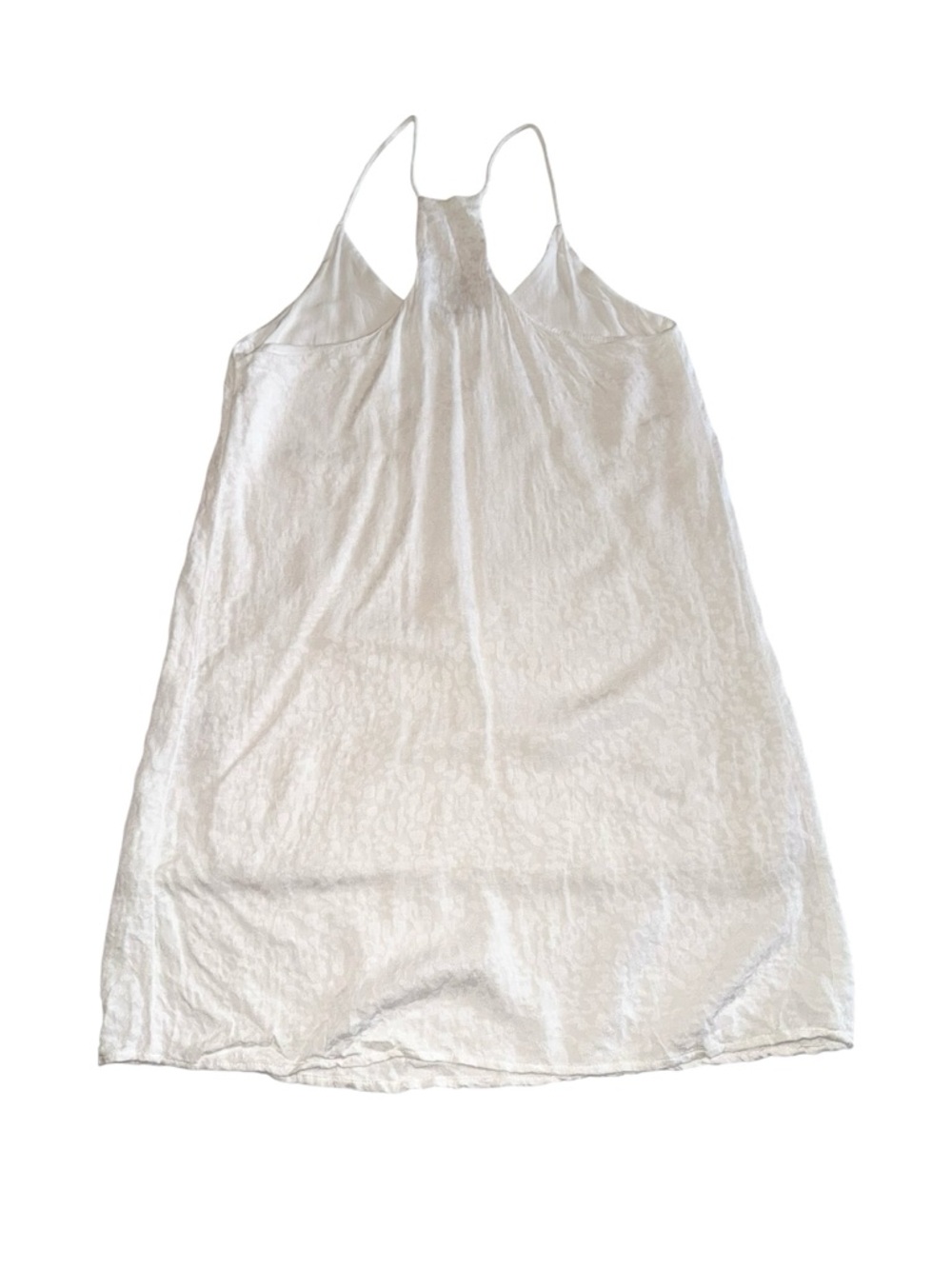 Style Rack White Racerback Lined Textured Mini Dress Small - Picture 4 of 6